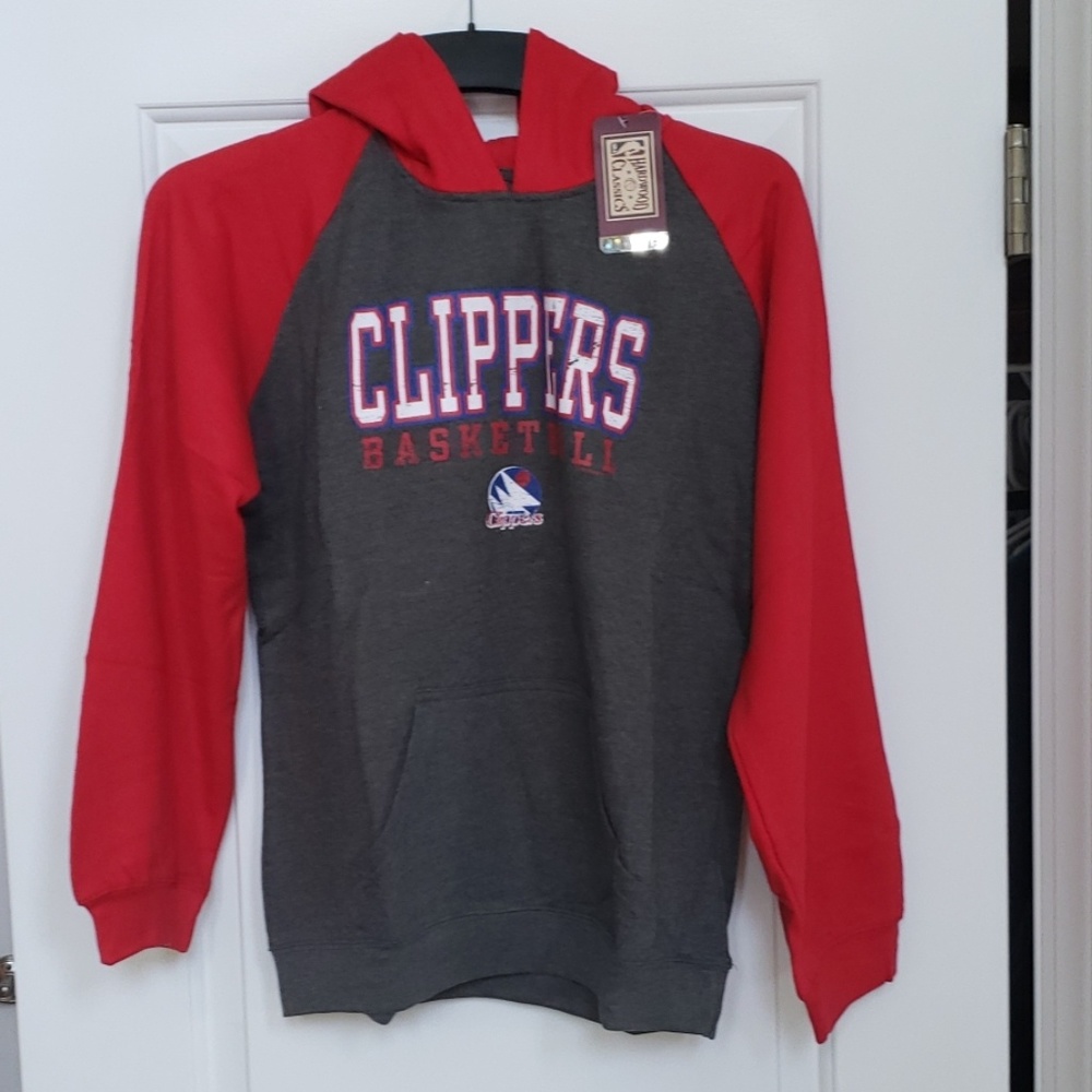 Majestic Youth Los Angeles Clippers Hoodie Size XL